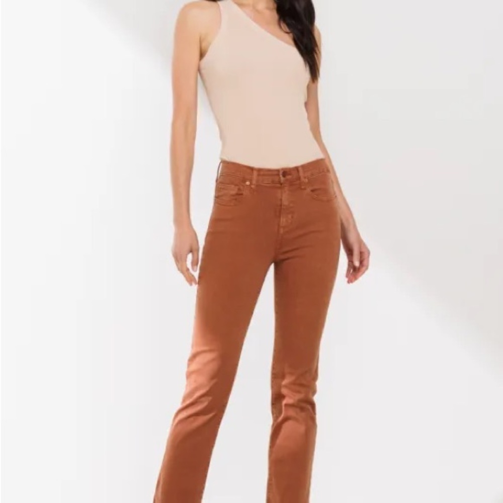 Altar'd State Women's Rust Straight Leg Jeans